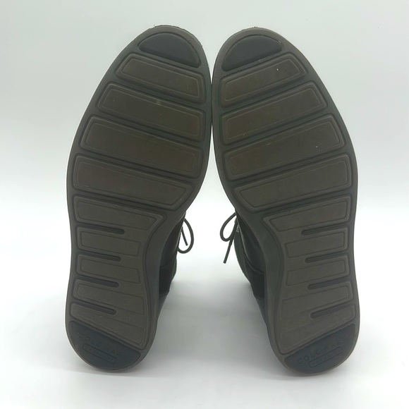 Cole Haan Mens Original Grand OS Cap Toe Laced Boots Black Leather Size 11.5 - Picture 11 of 12